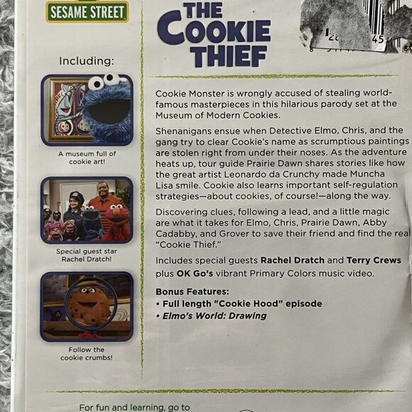 Sesame Street DVDs Set Silly Storytime Being Brave Being Green Cookie Monster - Picture 4 of 7